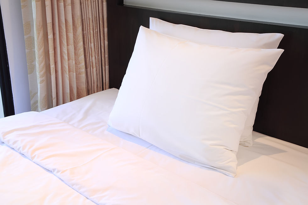 Hotel bed pillows